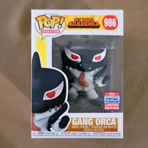 Gang Orca My Hero Academia Funko POP! #986 2021 Virtual Funkon LE Sticker!